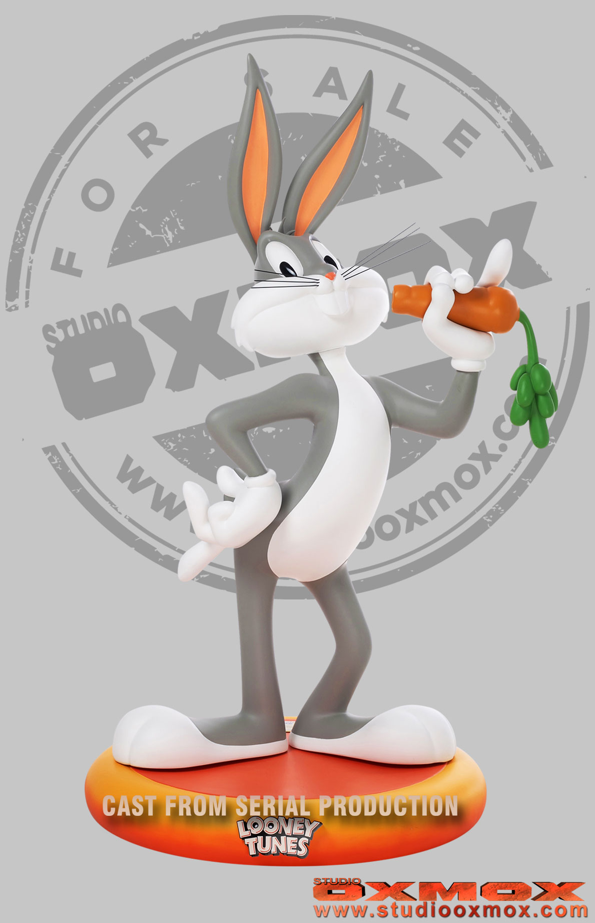 Looney Tunes statues, Bugs Bunny life size with large base