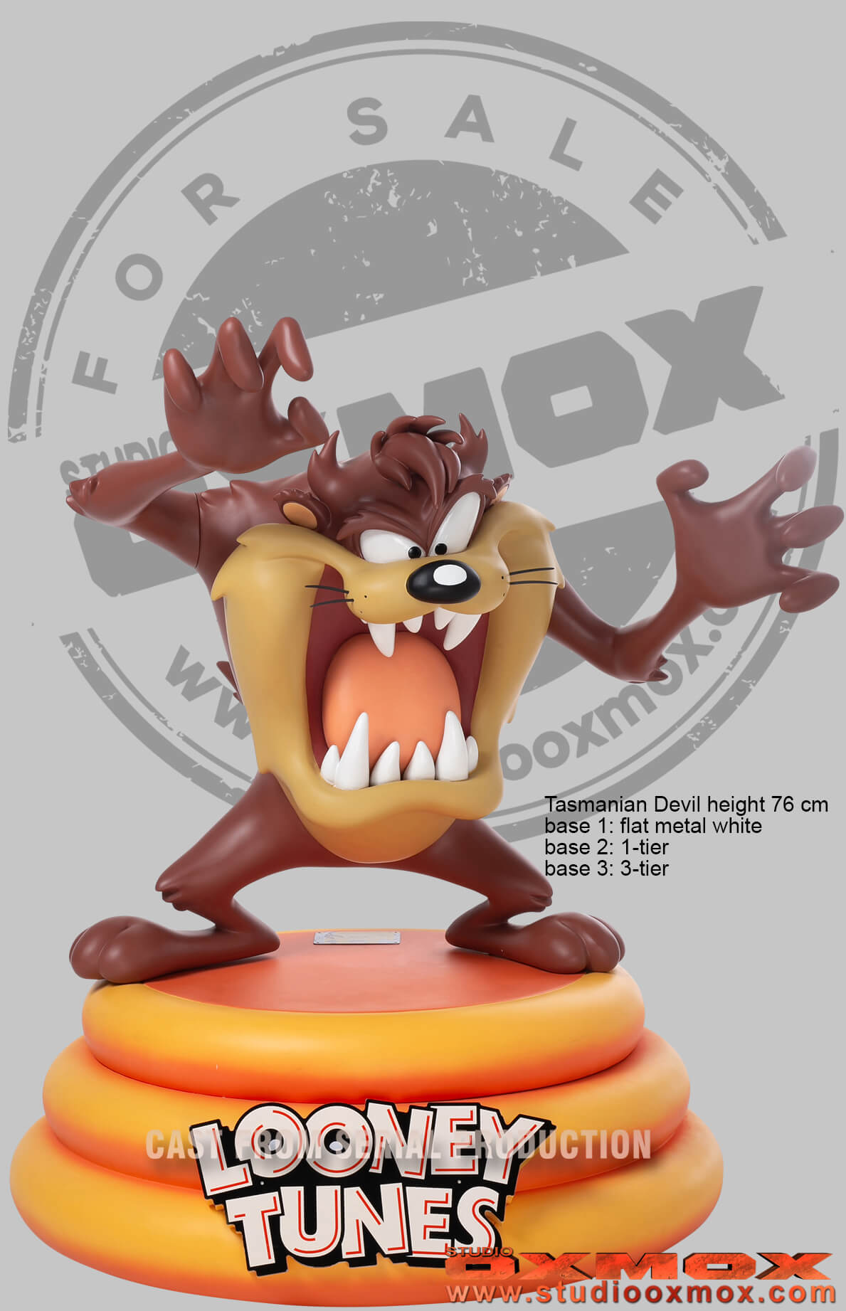 Looney Tunes statues, Tasmanian Devil life size with large base
