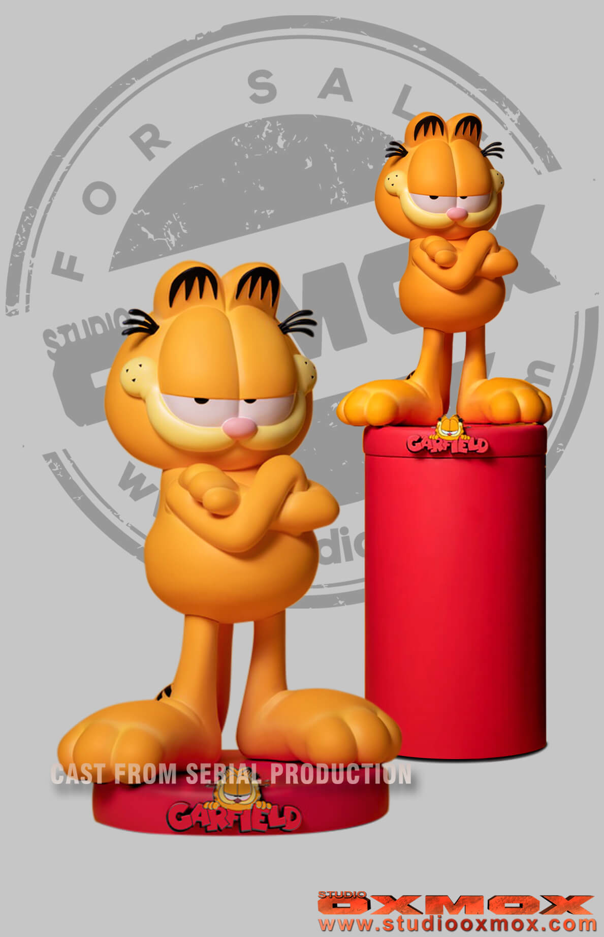 Garfield life-size statue Comic version