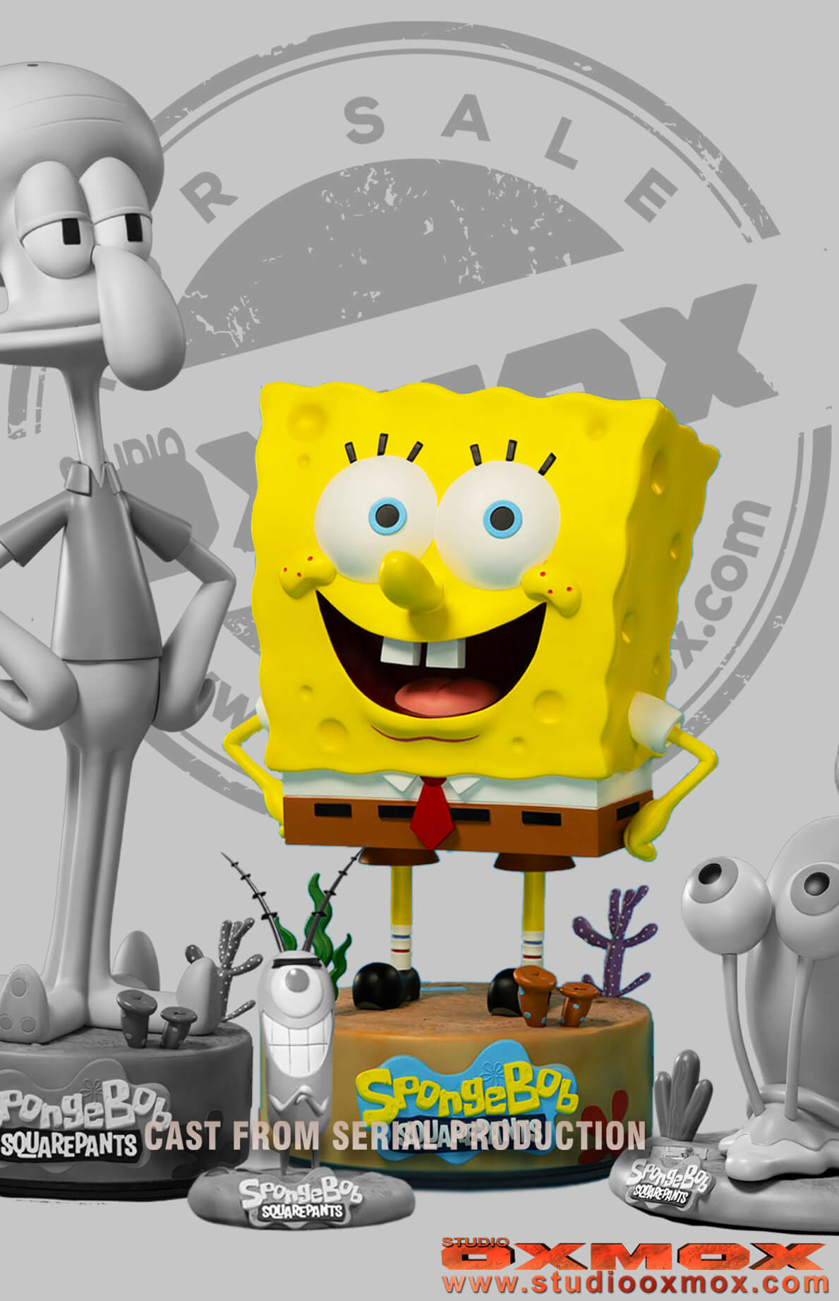 spongebob squarepants statue with small base