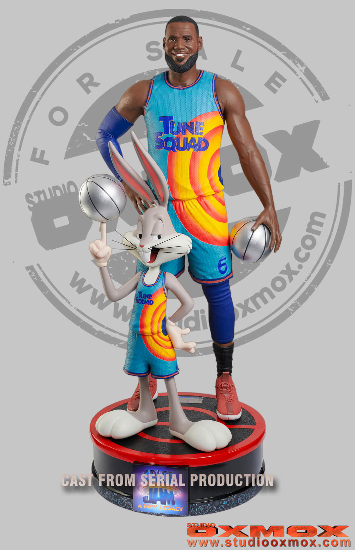 Lebron James life size statue, Space Jam